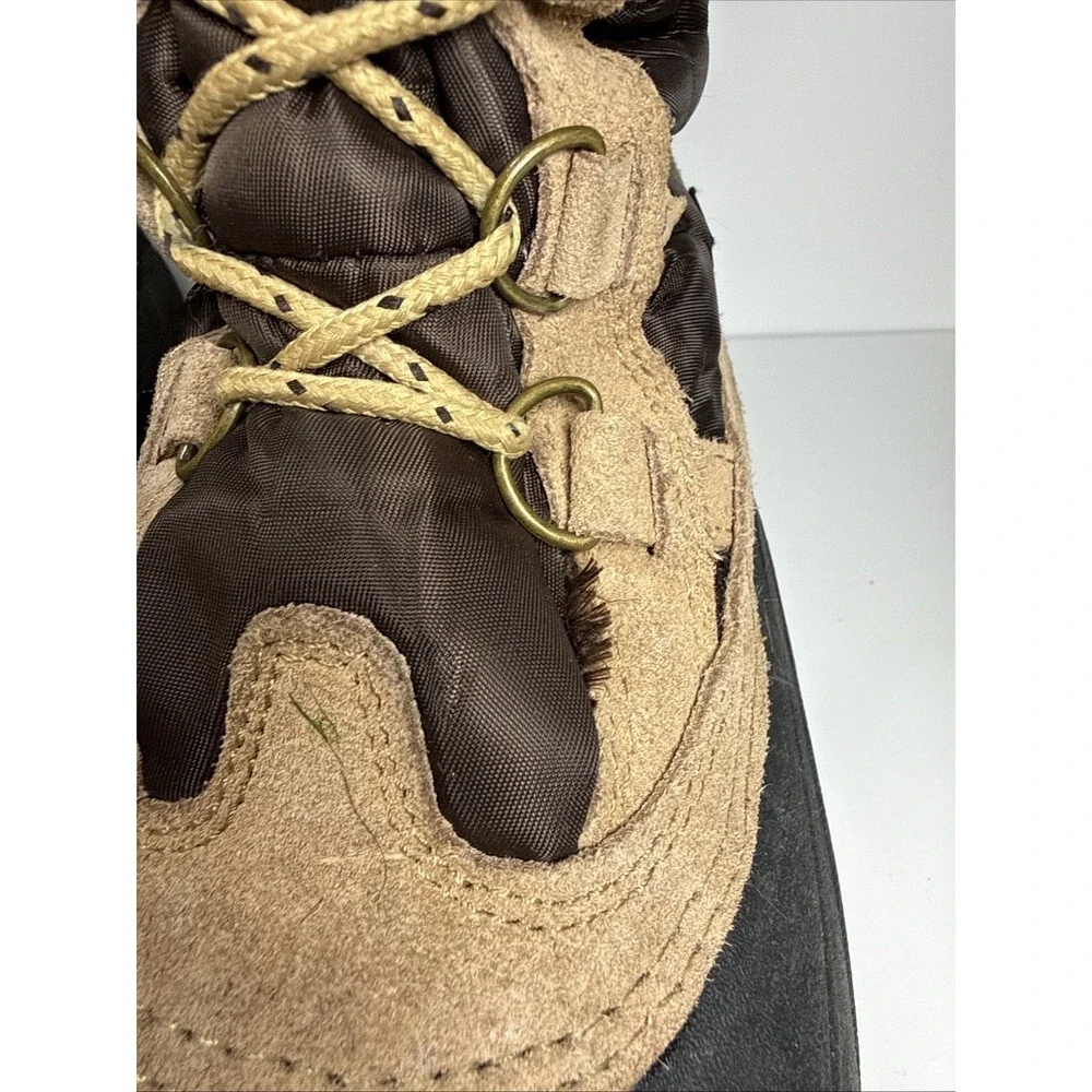 Kamik Snow Valley Brown Leather Faux Fur Thinsulate Snow Boots Women's‎ 8